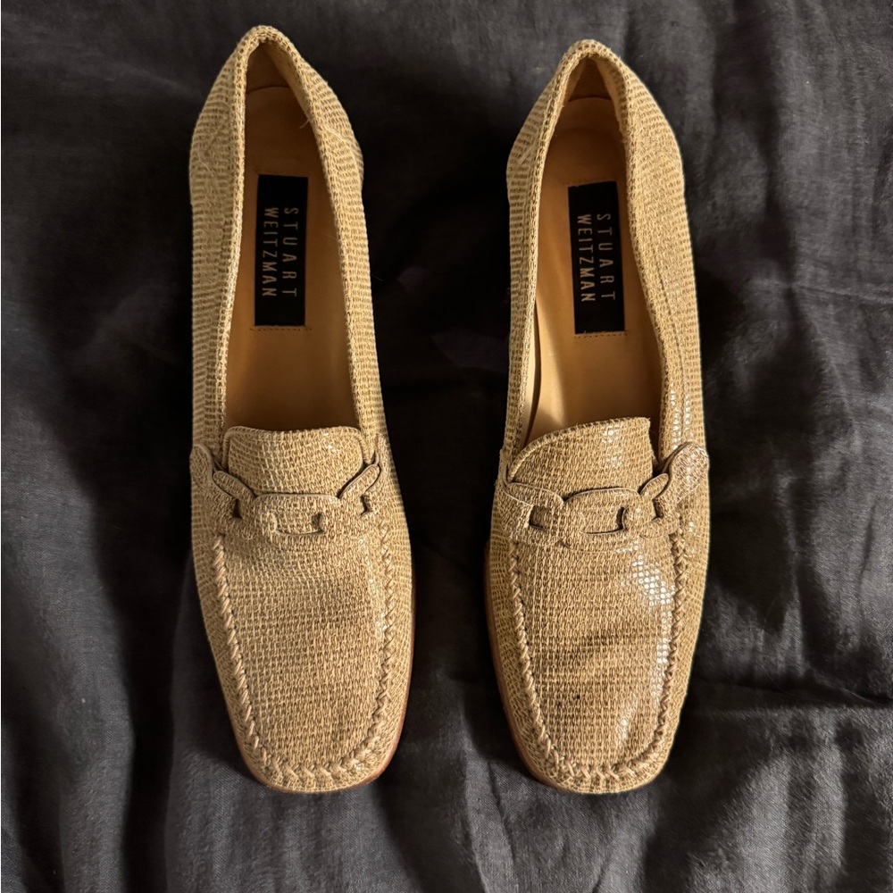 Stuart Weitzman Women's Vintage Tan Loafers